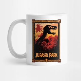 It Happened At A Place Called Jurassic Park (Red) Mug